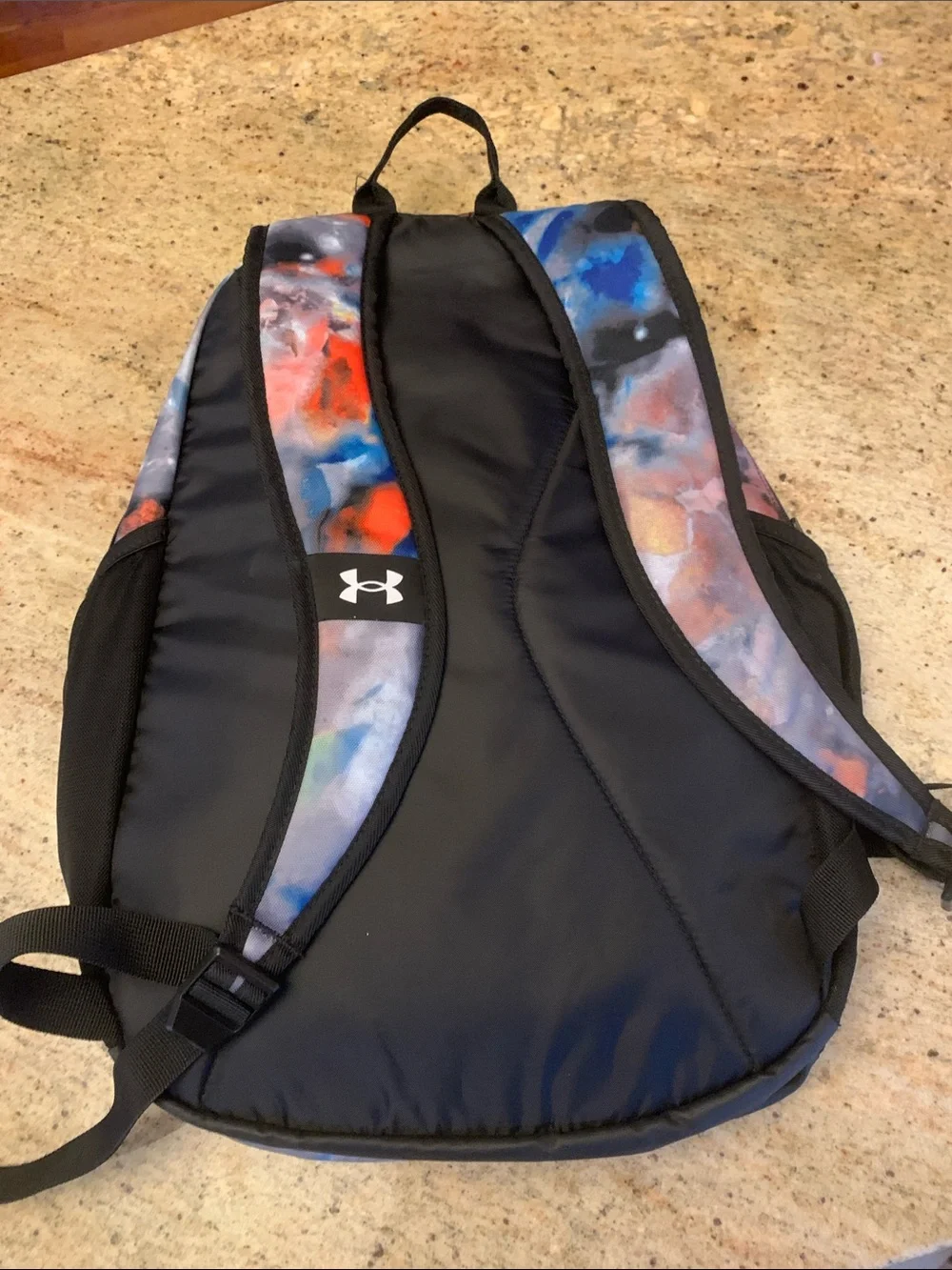 Under Armour Multicolor Blue Orange Gray Storm Backpack